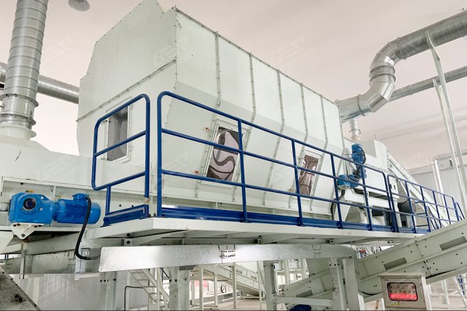 Çin'in Zhejiang eyaletindeki hacimli atık, kentsel katı atık ve bahçe atıkları bertaraf projesi için hava ayırıcı