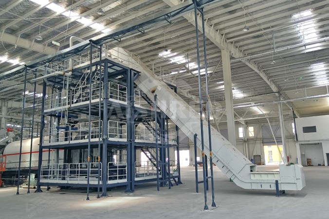 Çin'in Henan Eyaletindeki Lityum Pil Geri Dönüşüm Projesi için Dört Mil Parçalayıcı