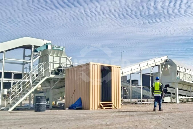 Batı Asya’da MSW Geri Dönüşüm Projesi için Torba Parçalayıcı
